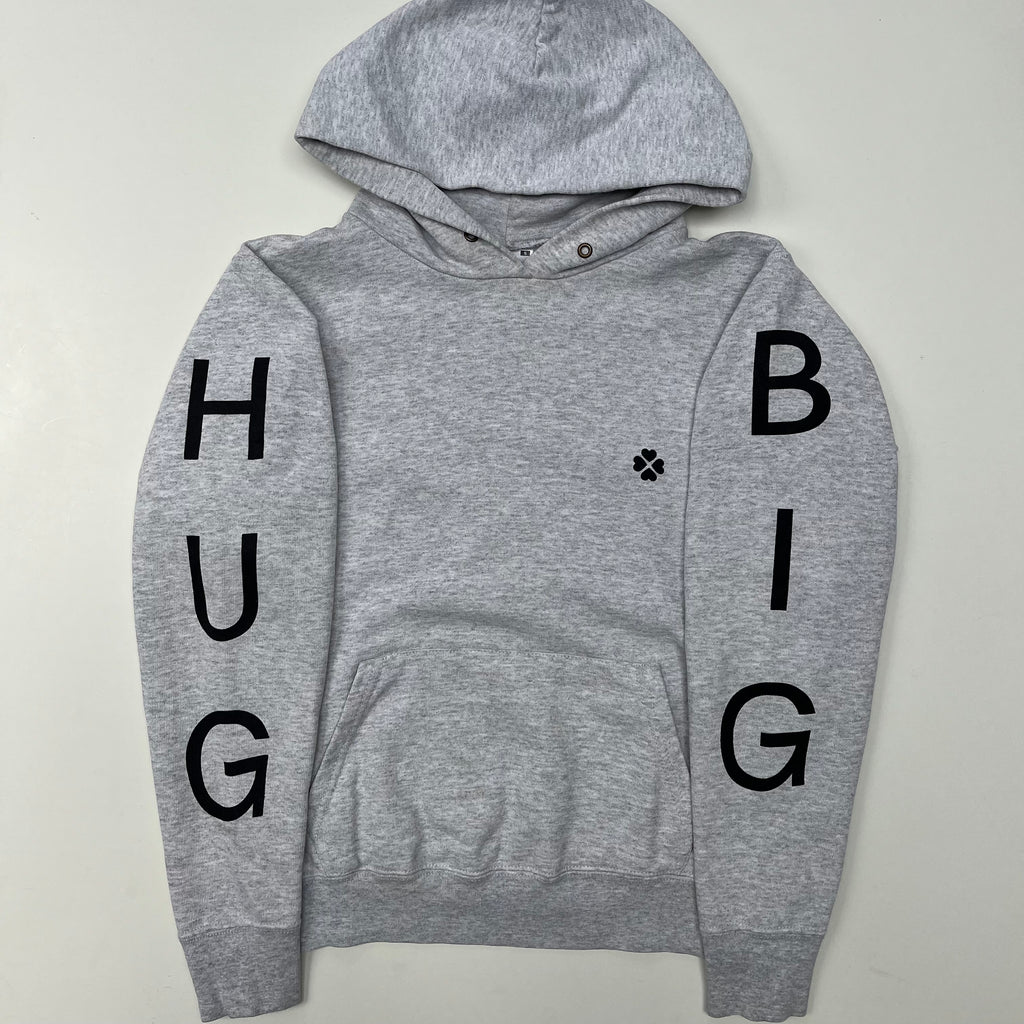 BIG HUG Upcycled Hoodie “S5/57/II” light grey