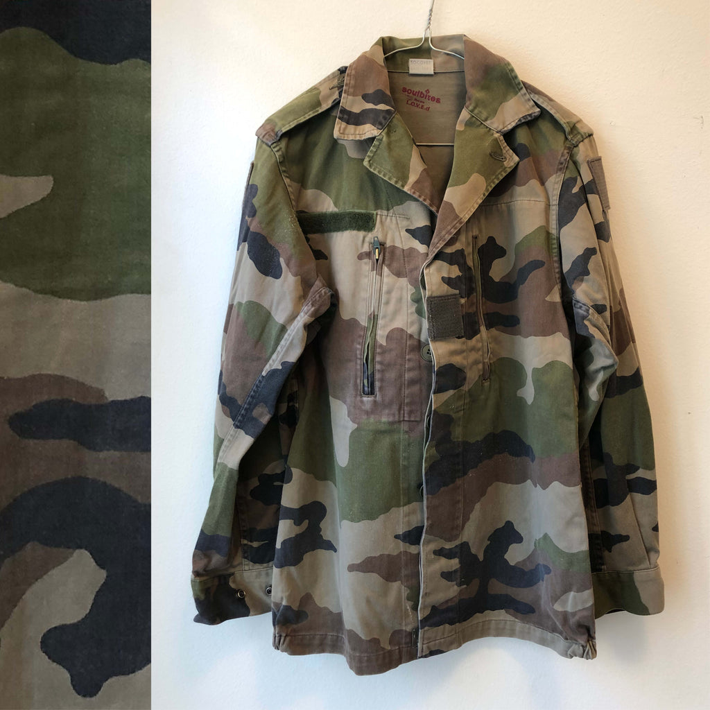 Vintage army jacket “yes” #SM0019