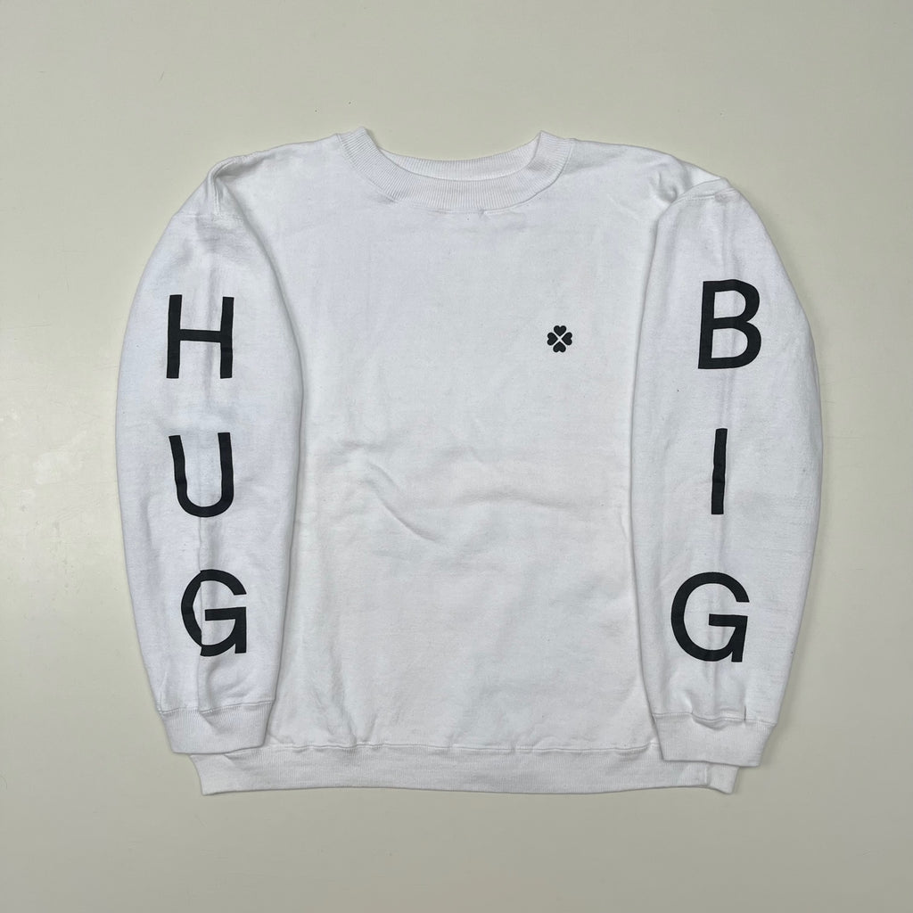 BIG HUG Upcycled Sweater “M6/50/I” white