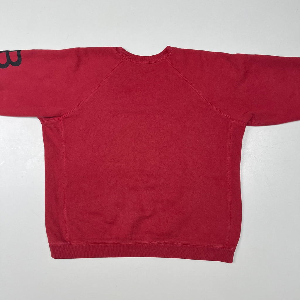 BIG HUG Upcycled Sweater “M2/50/I” red stone