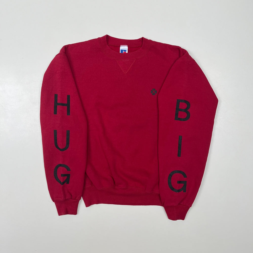 BIG HUG Upcycled Sweater “L25/50/I” deep red
