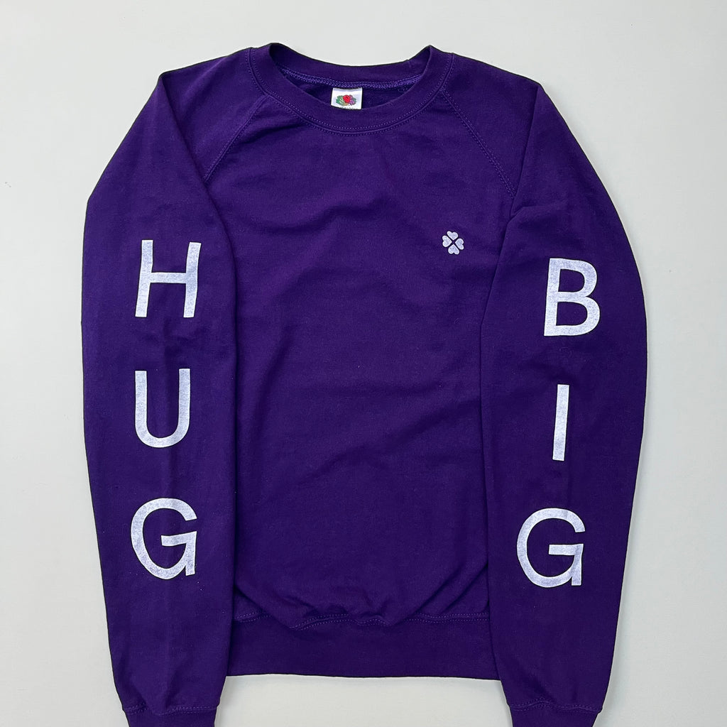 BIG HUG Upcycled Sweater “S1/57/II” bright purple