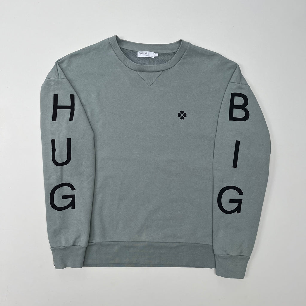BIG HUG Upcycled Sweater “M14/57/II” pale green