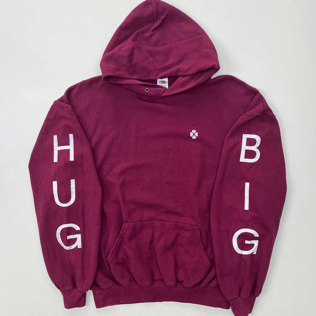 BIG HUG Upcycled Hoodie “XL43/57/II” warm bordeaux