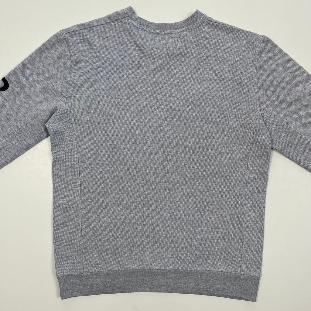 BIG HUG upcycled sweater “M15/83/III” light grey