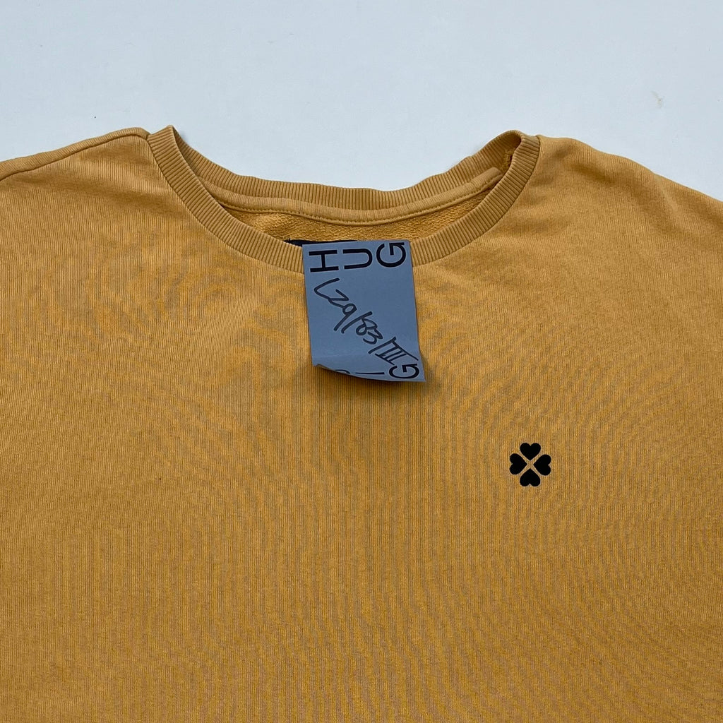 BIG HUG upcycled sweater “L29/83/III” ochre yellow